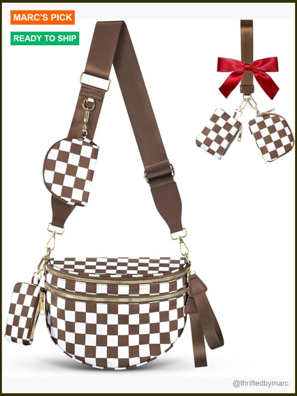 Nylon Crossbody Bag With Rfid Pockets Adjustable Strap Spacious